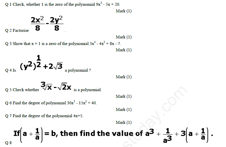 cbse-class-9-mathematics-polynomials-assignment-set-d